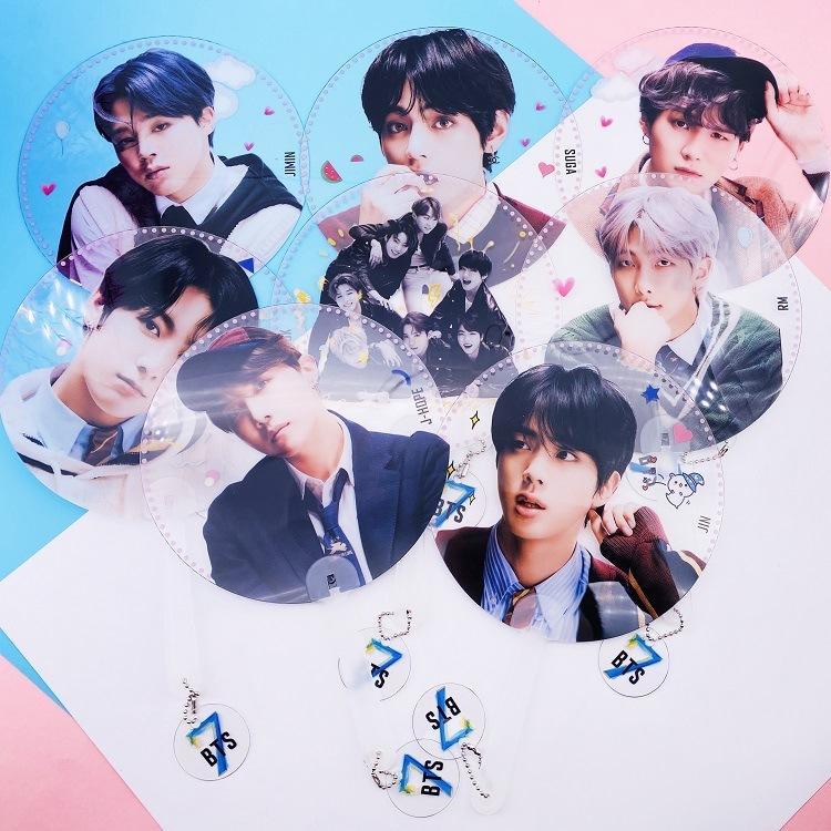 Bts Round Fan Soul Map Surrounding The Same Style Kim Nam Joon Kim Seok Jin Min Yoon Gi Jung Ho