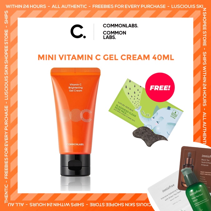 Commonlabs Mini Vitamin C Brightening Gel Cream 30ml Shopee Philippines