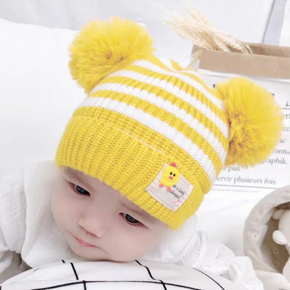 baby boy pom pom beanie