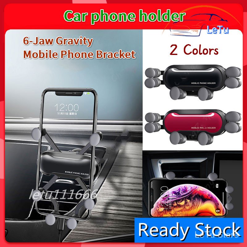 [Ready Stock] Car Gravity Mobile Phone Stand Car Creative Outlet Mobile