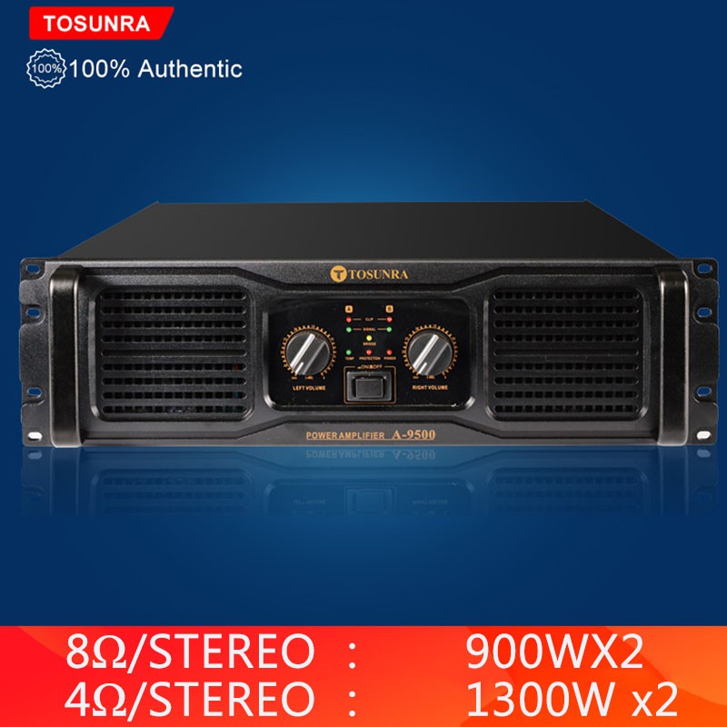 TOSUNRA Power Amplifier A9500/A6500 Professional Amplifier 1300W*2/