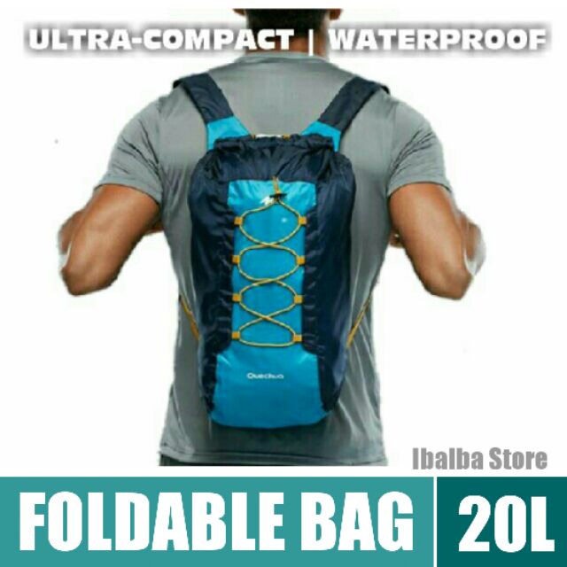 foldable backpack decathlon