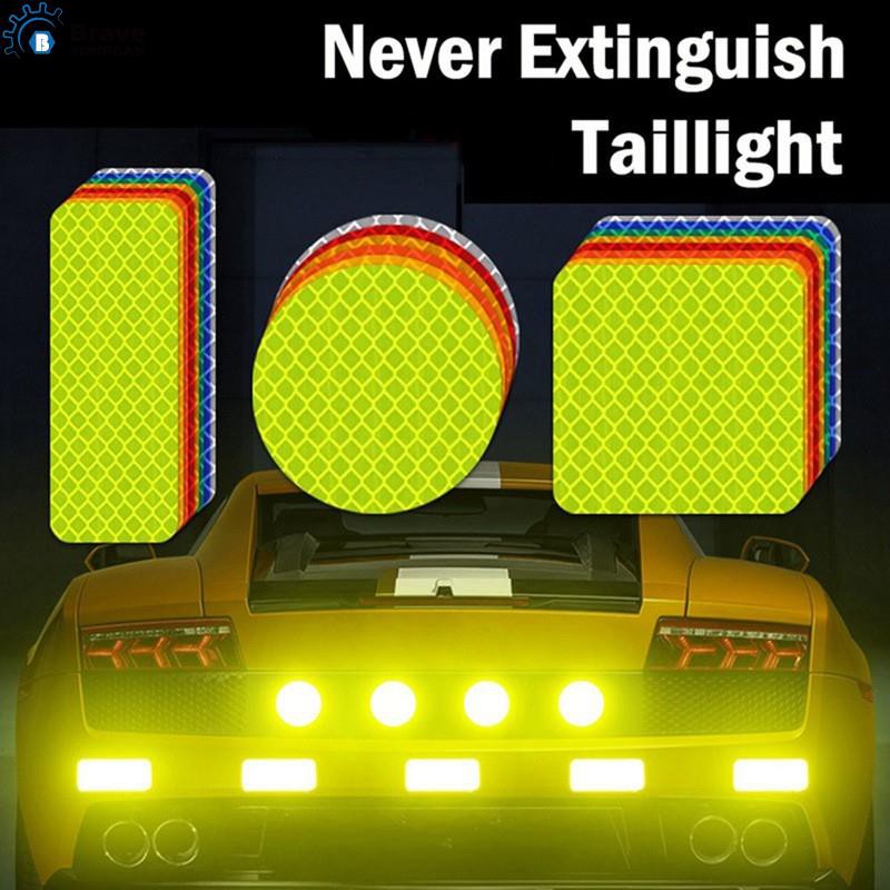 1Pcs car open reflector with warning door sticker front and rear bar