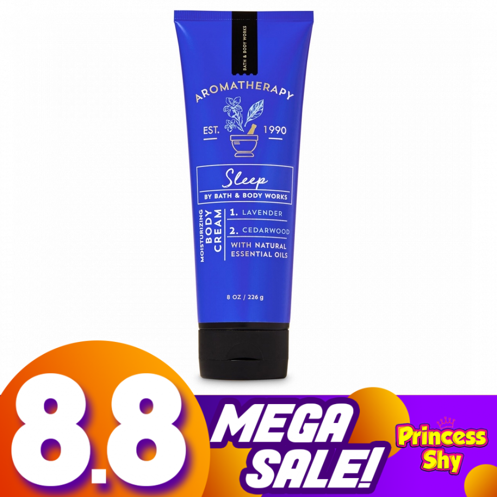 Bath and Body Works Aromatherapy Sleep Lavender Cedarwood Moisturizing Body Cream Lotion 226g