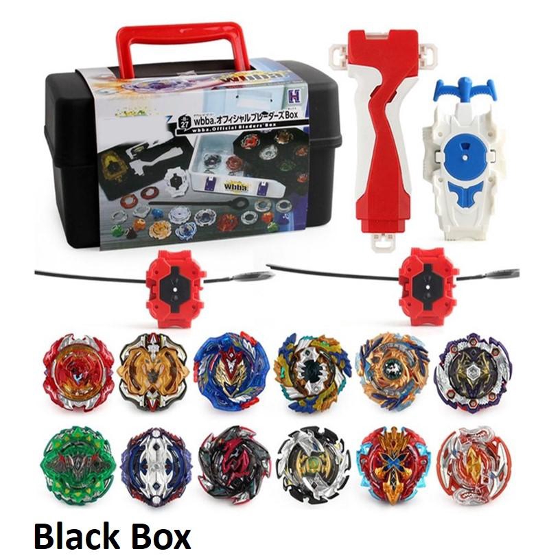 12 Styles Metal Fusion Beyblades Set Storage Box Top Beyblade Burst Bey Blade 3 Launchers