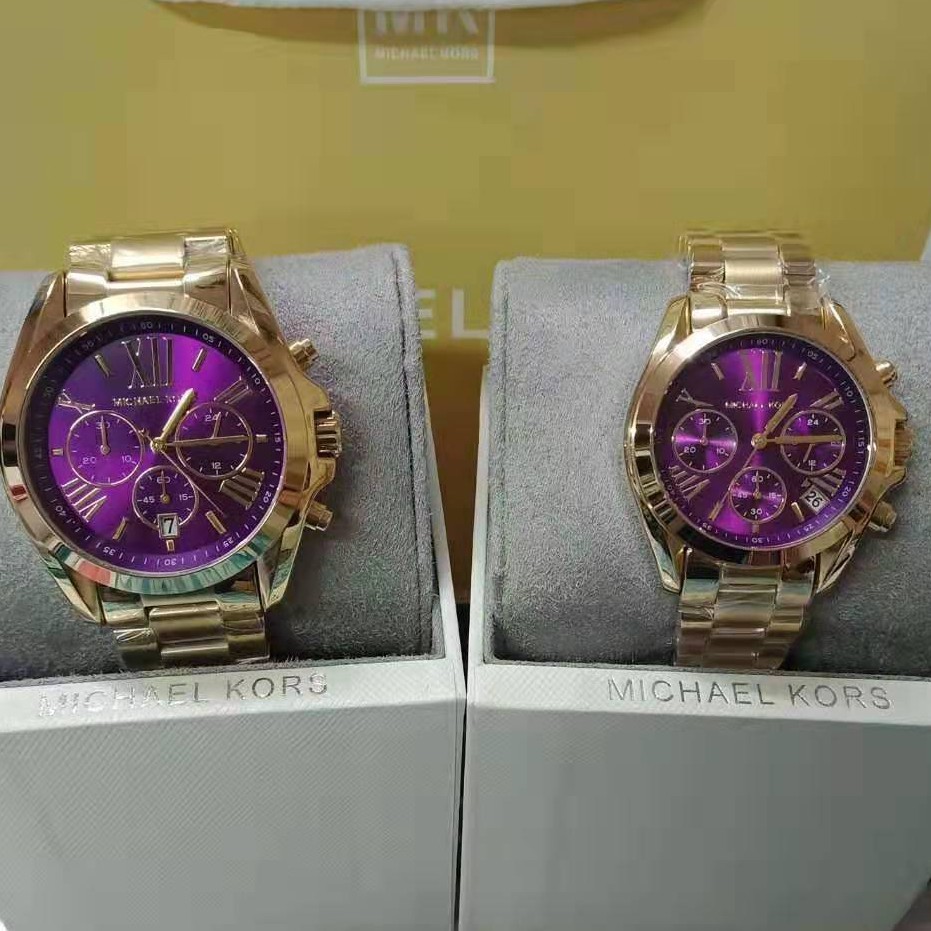 michael kors bradshaw watch purple