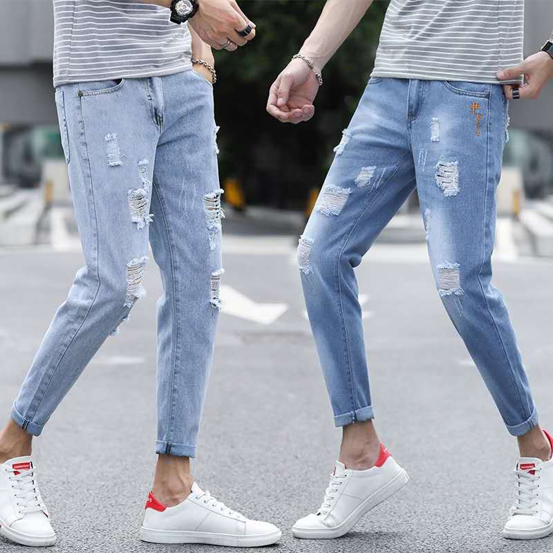 blue maong pants