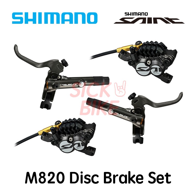 Shimano Saint BRM820 MTB Hydraulic Disc Brake Set 4Pistons Shopee Philippines