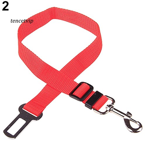 【Vip】Adjustable Practical Dog Pet Car Safety Leash Seat Belt Harness Restraint Lead Travel Clip #5