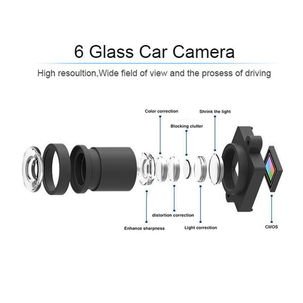 4.3 Car Cameras Car Dash Cam Mirror Car Video Recorder Full HD 1080P Car Video Camera with Dual Lens #8