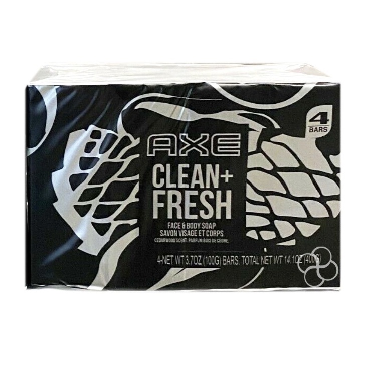 Axe Clean + Fresh Face & Body Soap 4 x 100g Shopee Philippines
