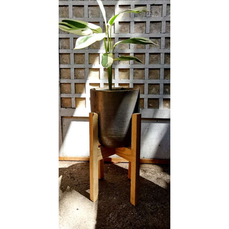 Wooden plant pot stand / collapsible | Shopee Philippines