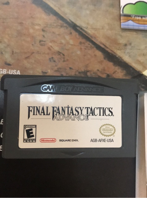 Final Fantasy Tactics Advance Nintendo Gba Shopee Philippines