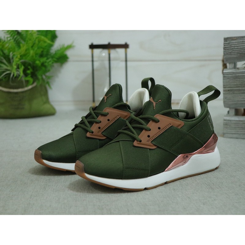 puma muse green