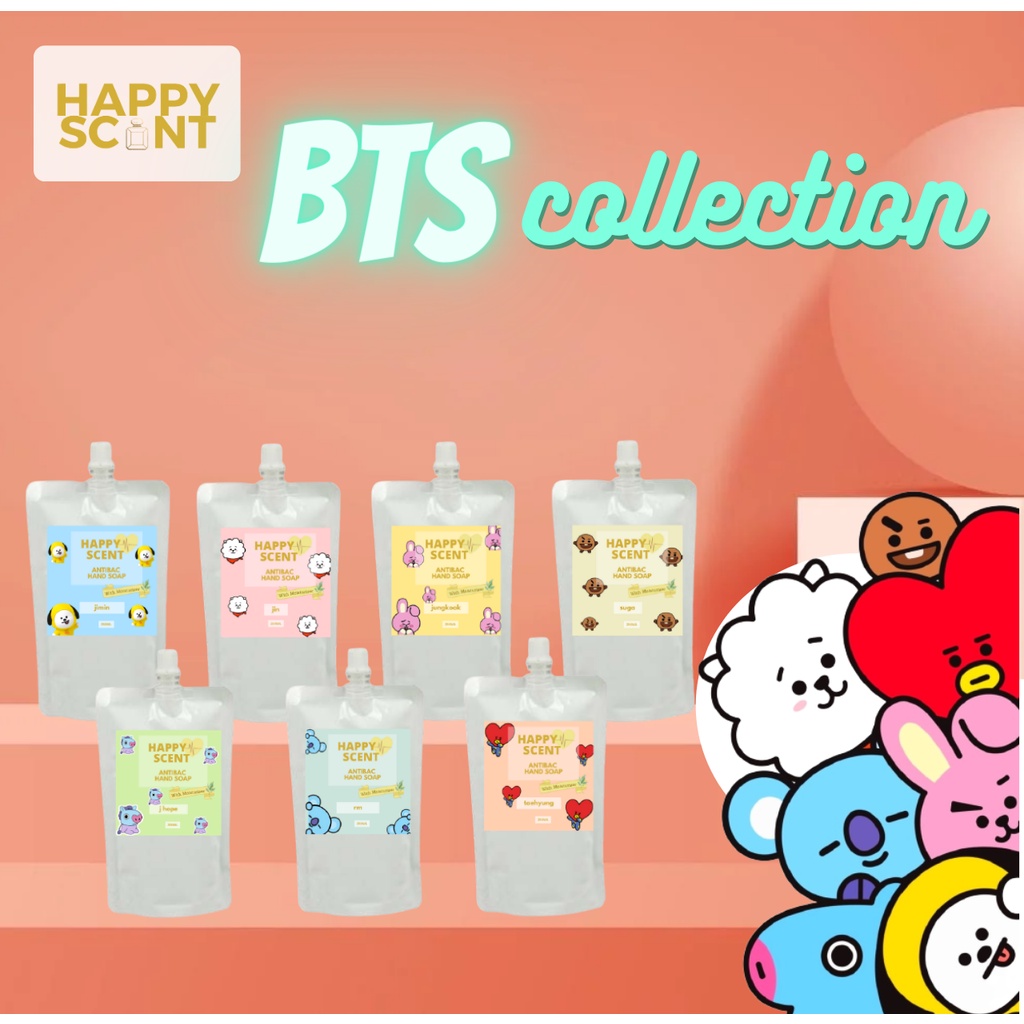 C Happy Scent BTS BLACKPINK Antibac Hand SOAP Collection 250ML hand ...