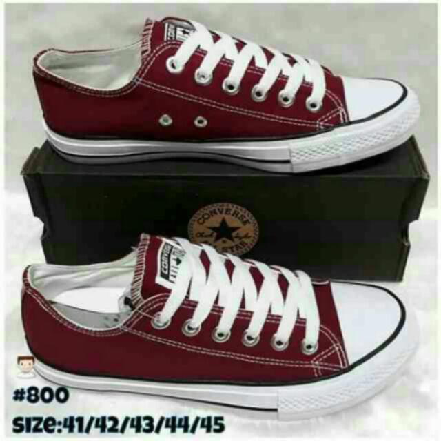 converse low maroon