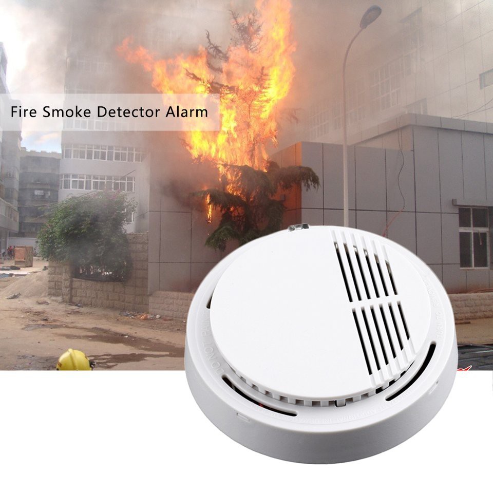 Al Fire Smoke Sensor Detector Alarm Tester Cordless Home Family