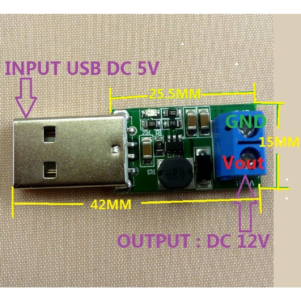 CE016*10 10p 5W USB 3V-6V 5V to 12V DC DC Converter Step Up Boost Power ...