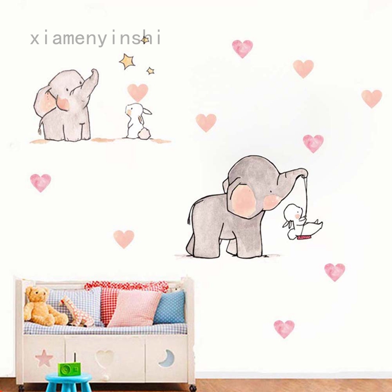 elephant wall art nursery