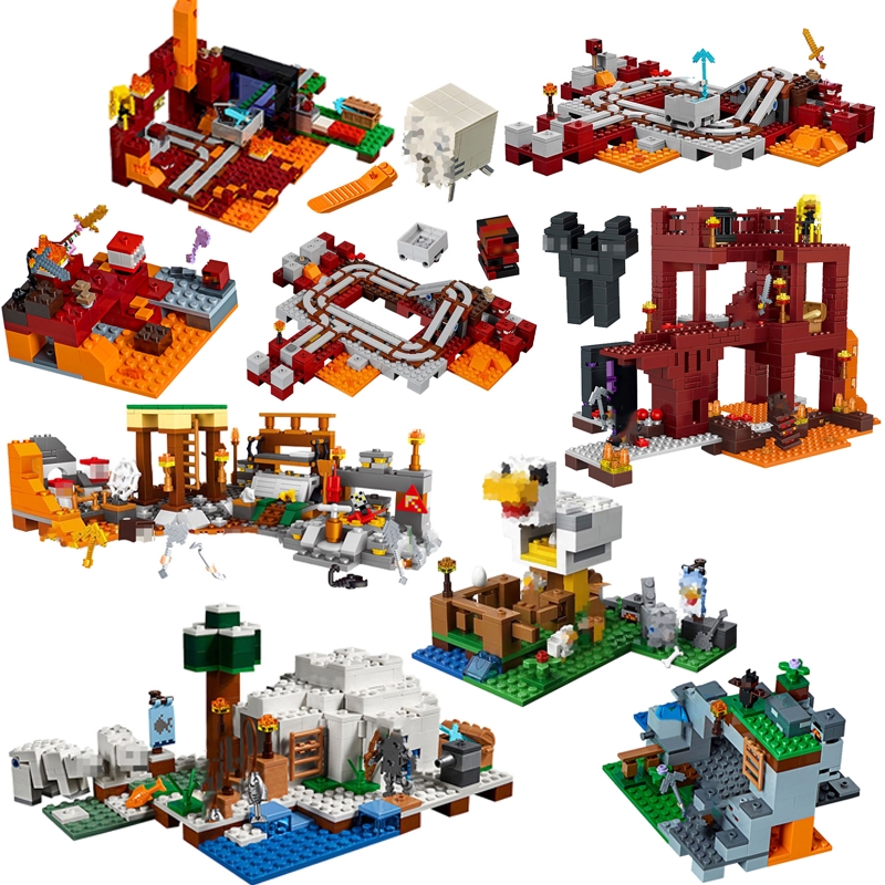 shopee lego minecraft