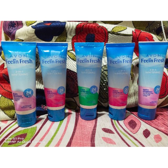 Avon Feelin Fresh Quelch Whitening AntiPerspirant Deodorant Creams 60g
