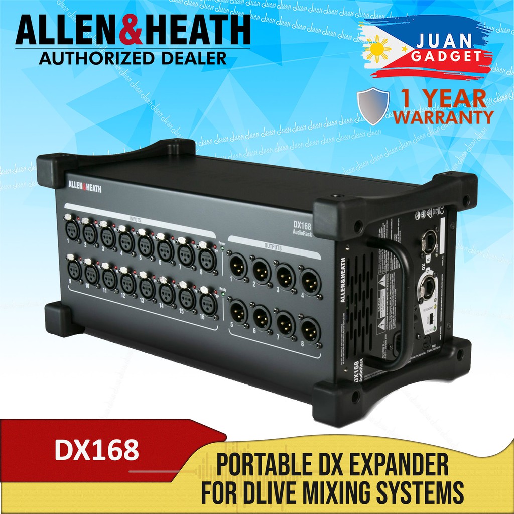 Allen & Heath DX168 Portable DX Expander for dLive Mixing Systems (16 Input / 8 Output) Shopee