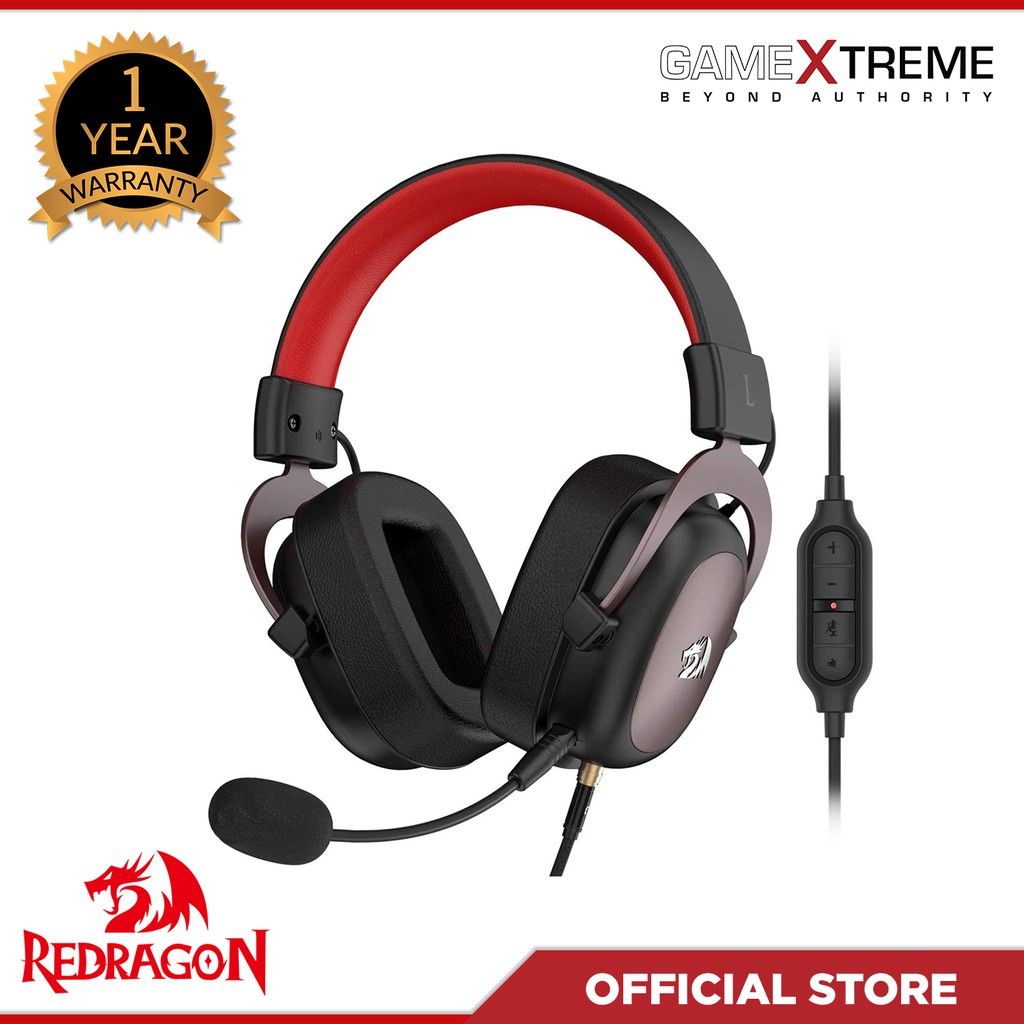 Redragon Gaming Headset Zeus 2 all in 1 [H510] Black | Shopee Philippines