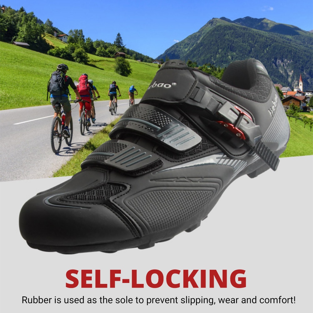 Tiebao MTB Cycling Shoes for Shimano SPD System Bike Bicycle Lock Shoes 