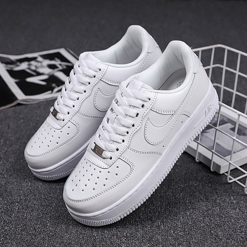 air force 1 white with black tick