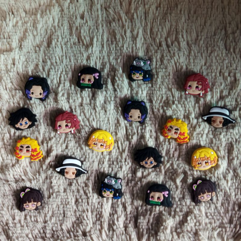 Demon Slayer Jibbitz Charms EACH SOLD SEPARATELY Shopee Philippines