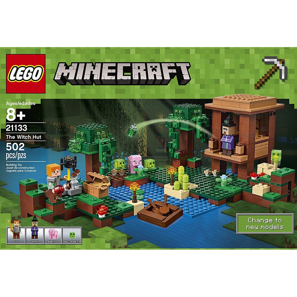 lego minecraft the witch hut 21133