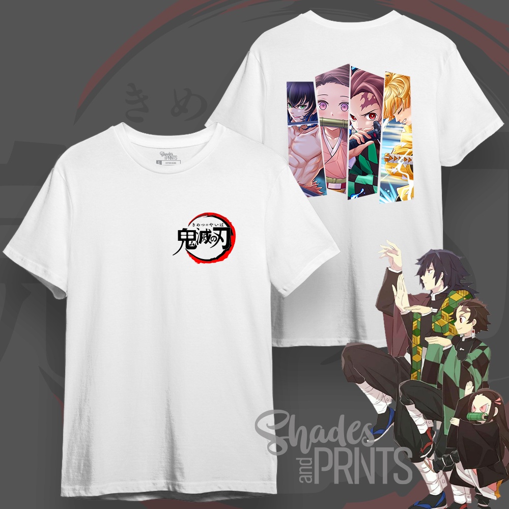 Anime Shirt Demon Slayer Hashira Members Logo Customized Unisex Shirt Streetwear