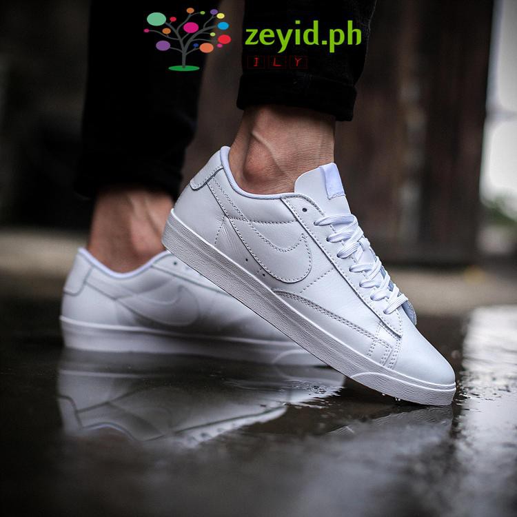 nike w blazer low le white