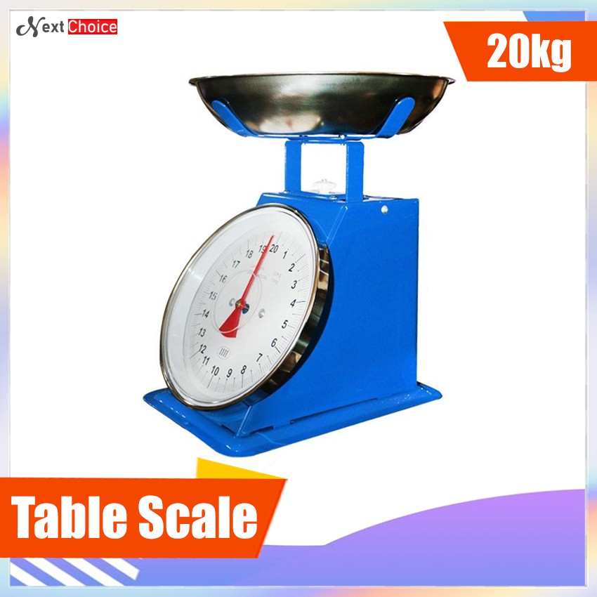 Spring Mechanical Table Scale 20kg (TIMBANGAN) Shopee Philippines