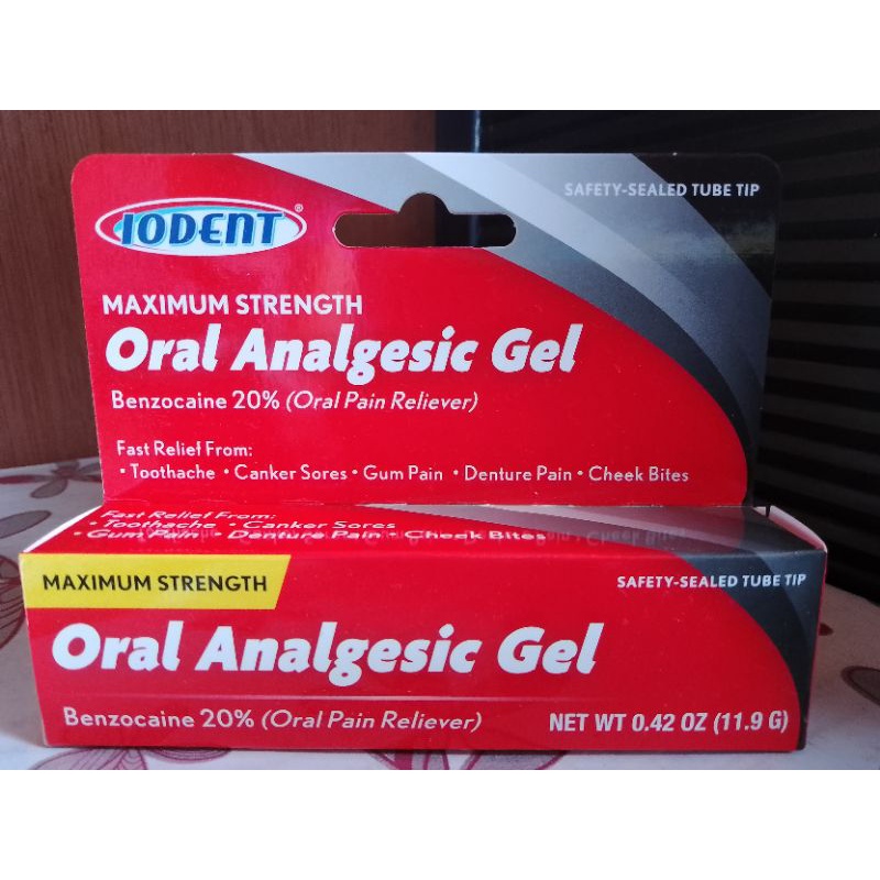 Iodent Oral Analgesic Gel (11.9g) | Shopee Philippines