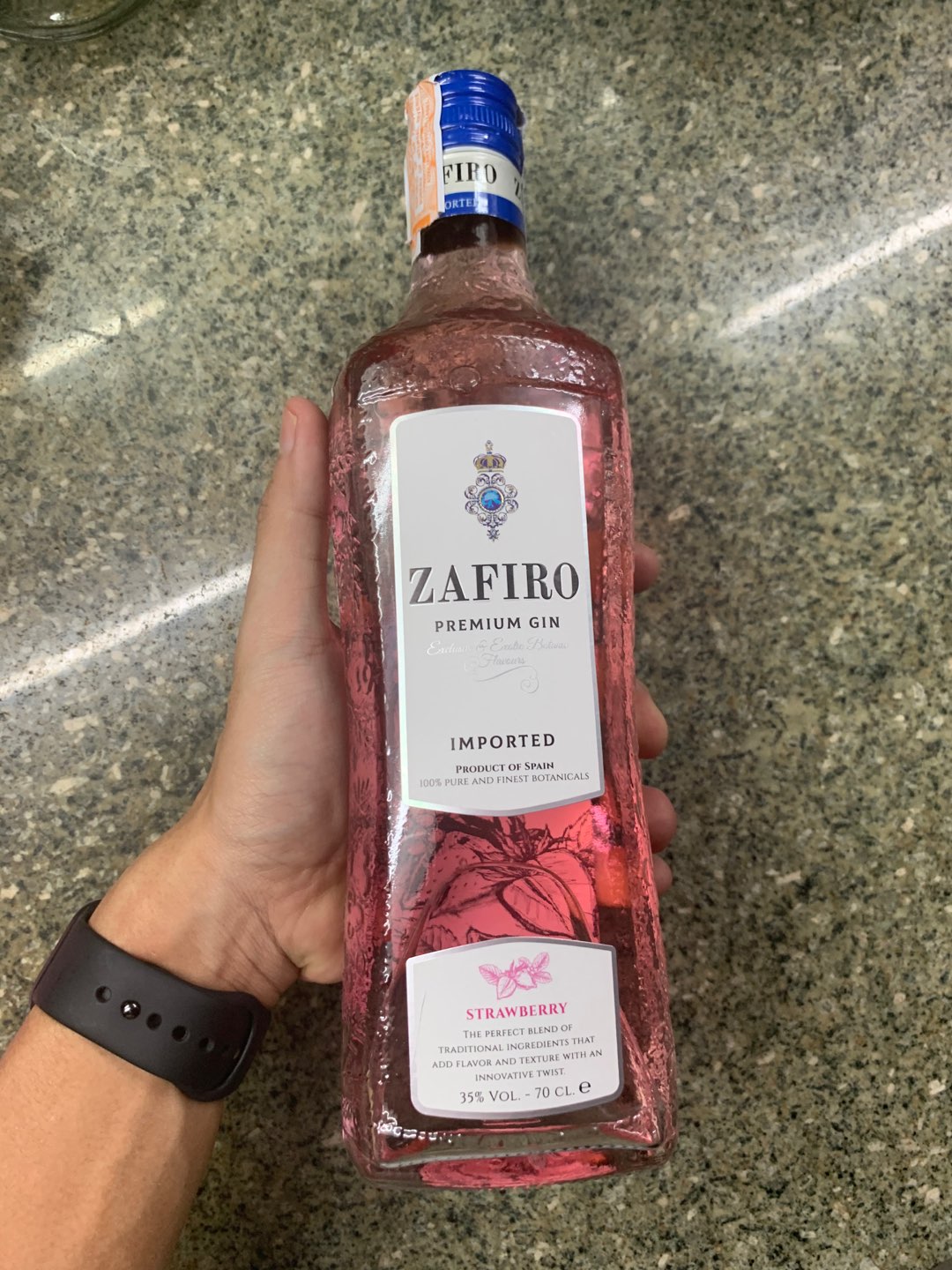 Zafiro Premium Strawberry Gin 700ml Shopee Philippines