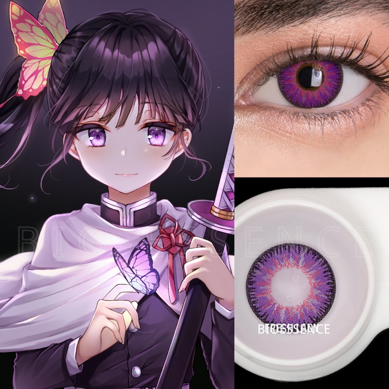 Demon Slayer Cosplay Colored Contact Lenses Lensvillage Blog Pair Purple Lenses Cosplay Color 6358