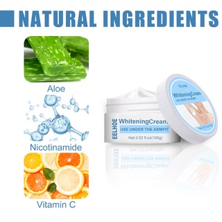 Underarm Whitening Cream Privates Whitening Care Brightening Skin Tone for Neck Back Legs Elbows #8
