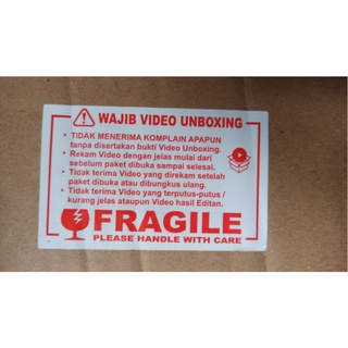 Sticker / Unboxing Fragile Roll Sticker 8cm x 5cm - Unboxing Made ...