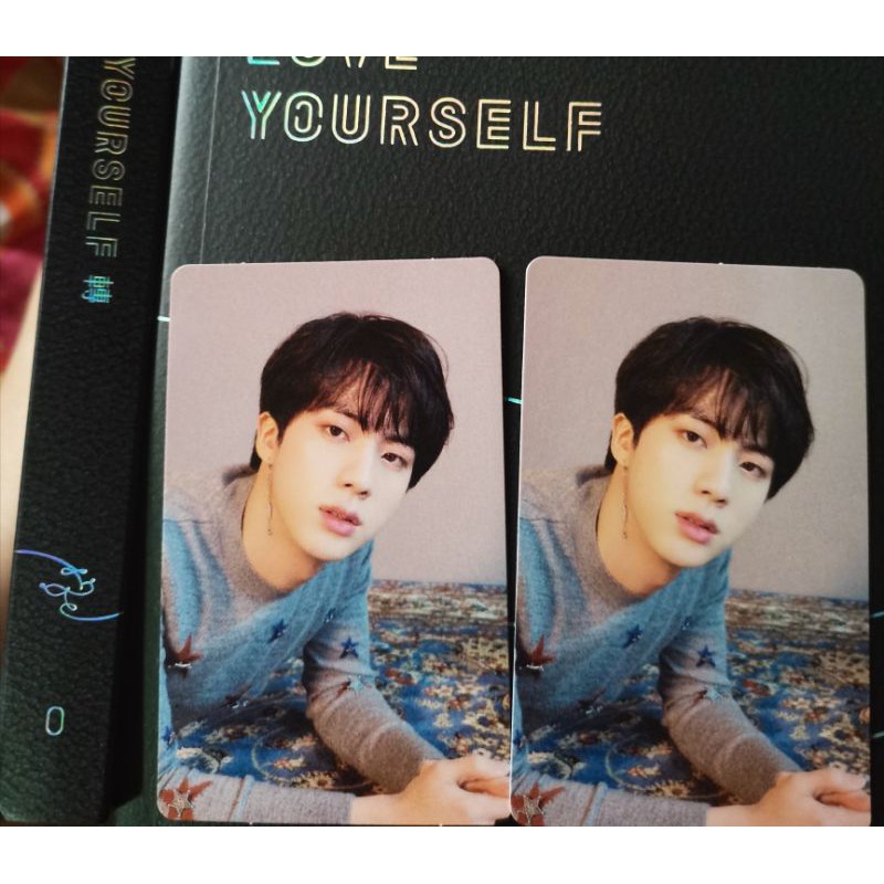 Jin Pc Official From Bts Love Yourself Tear Album O Version Shopee Philippines