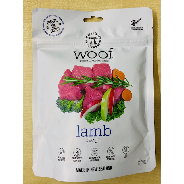Woof Freeze Dried Complete And Balanced Raw Diet Dog Bites 50g #6