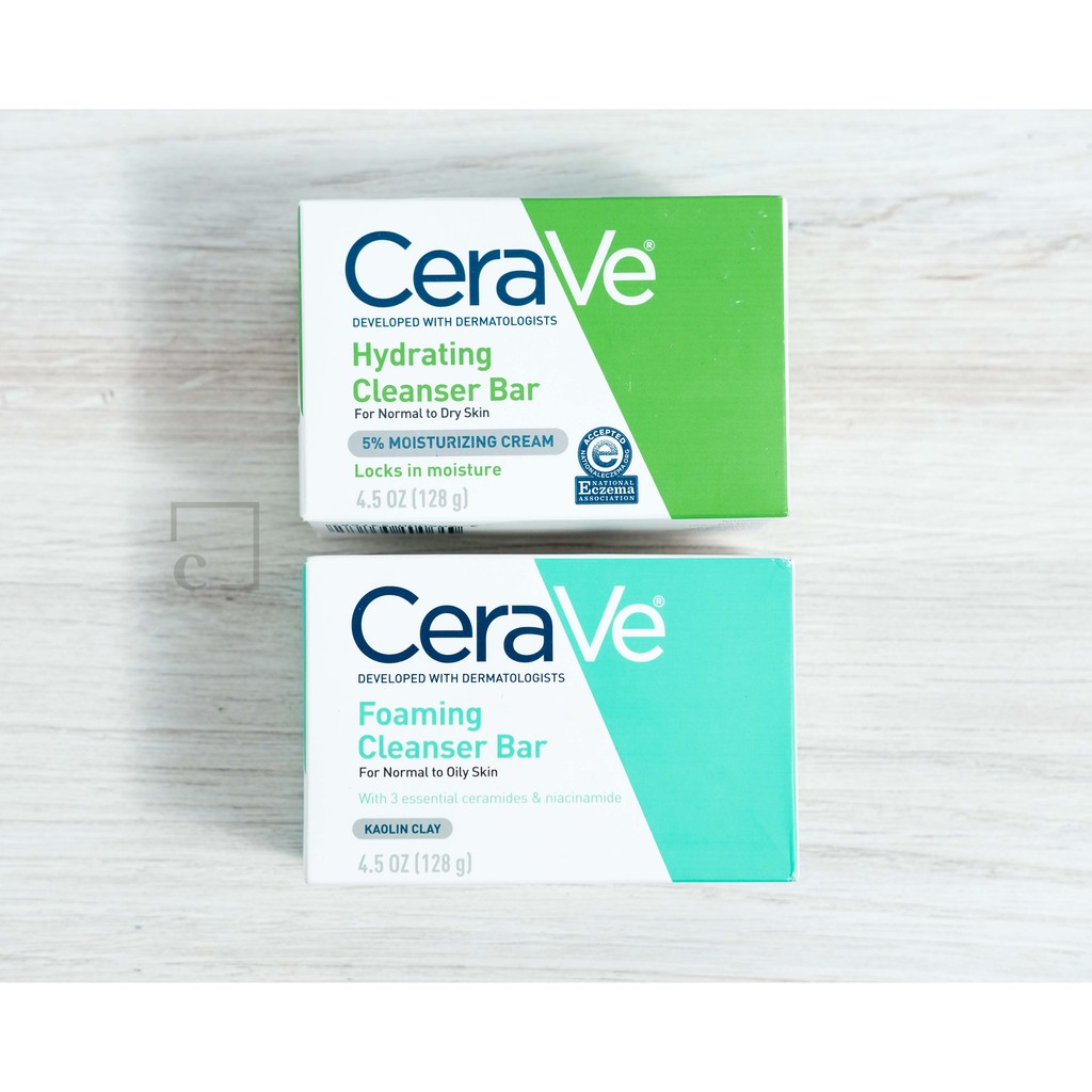 CeraVe Hydrating Cleanser Bar SoapFree Body And Facial Cleanser With 5