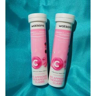 Watsons Vitamin C + Vitamin E + Glutathione Effervescent Tablets ...