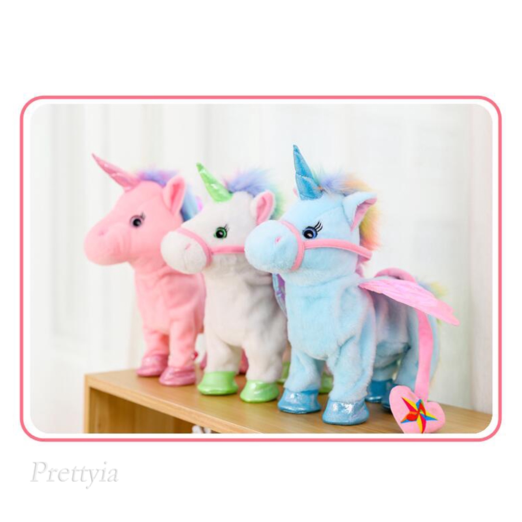 walking talking unicorn toy