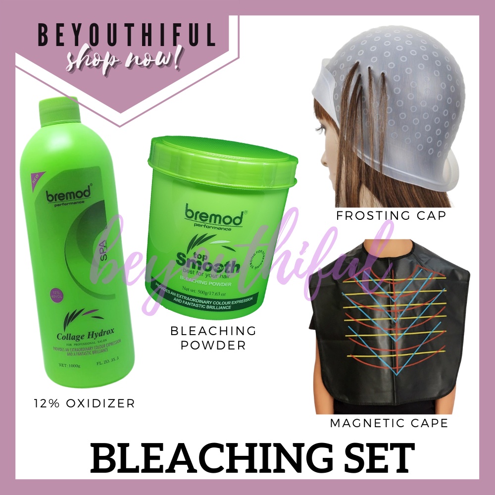 [BUNDLE] Frosting Cap w/ Metal Hook + Bremod Bleaching Powder + Bremod