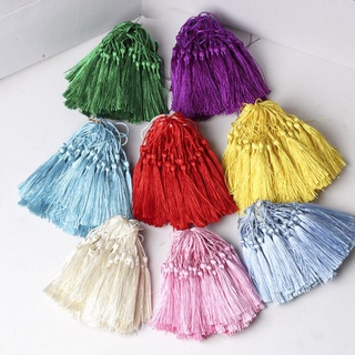 100pcs Vertical bookmark small tassel DIY