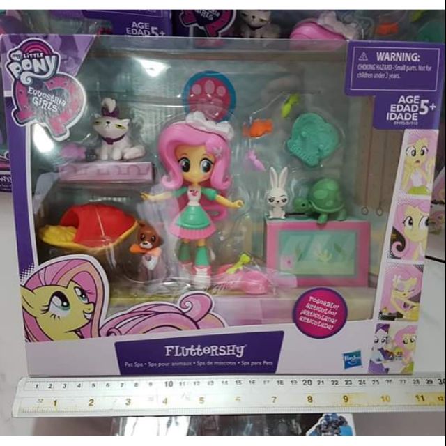 My Little Pony Equestria girls Fluttershy Pet Spa Setl | Shopee Philippines