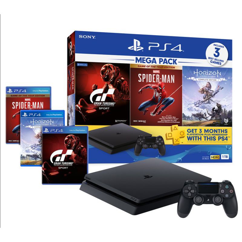 Ps4 Slim 1 Tb Megapack Bundle Shopee Philippines