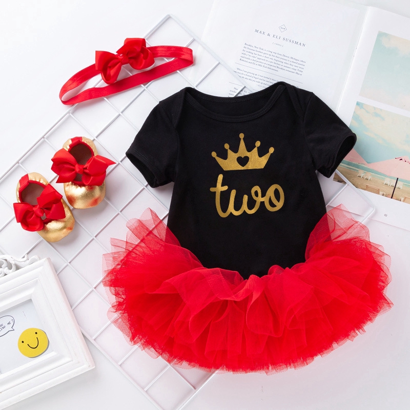 baby girl red tutu