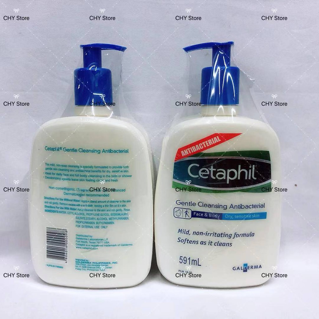 Cetaphil Gentle Cleansing Antibacterial Body Wash 591ml Shopee
